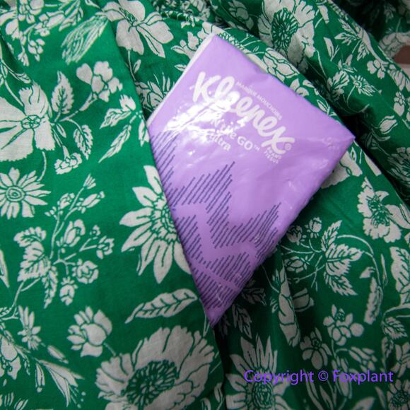 New! & OTHER STORIES Smocked Mini Dress green floral long sleeves, women size 6 - Picture 16 of 16